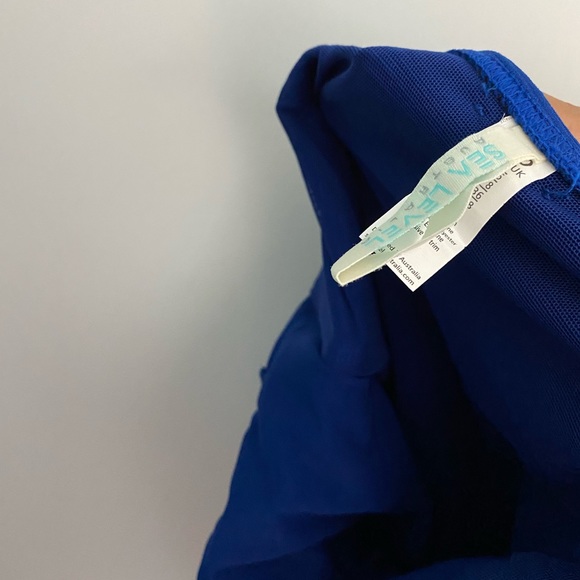 sea level ribbed one piece ocean blue - Picture 3 of 7